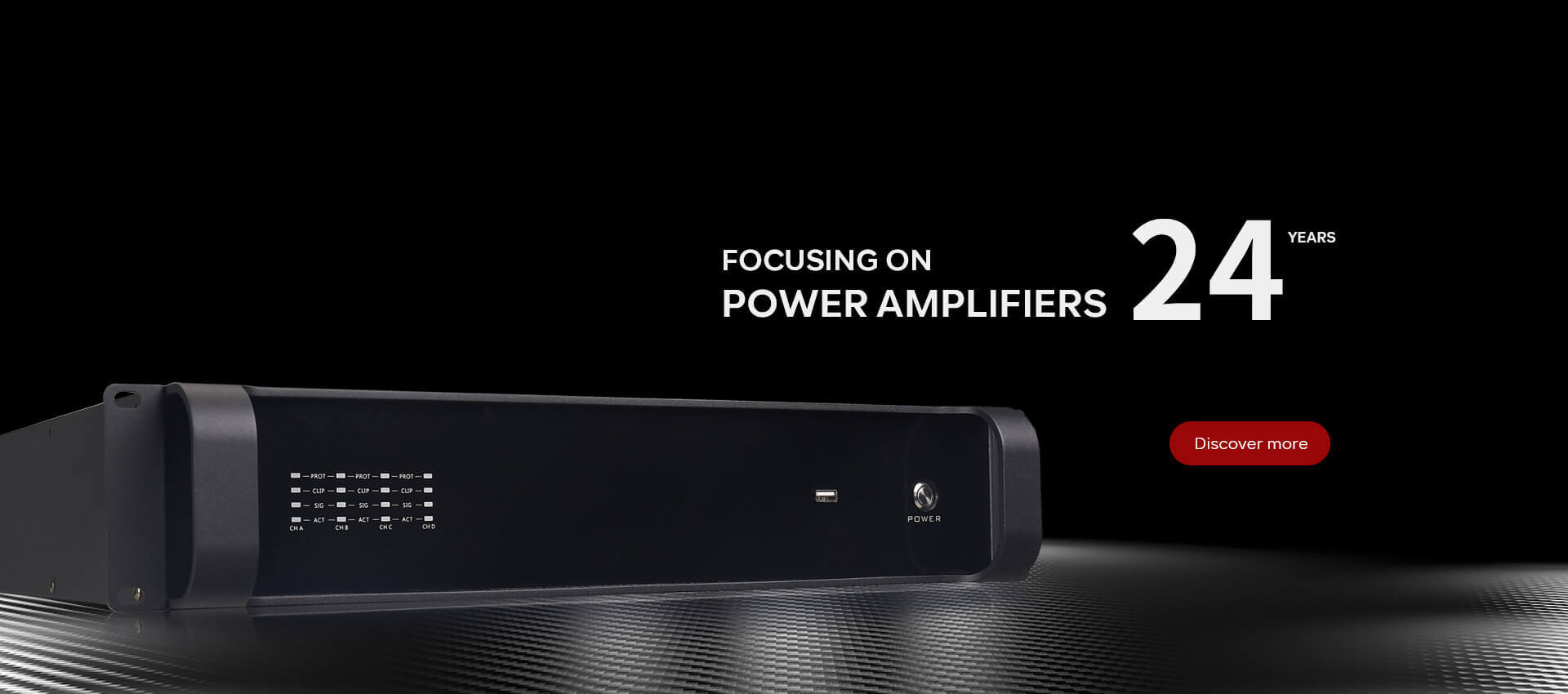 Focus on power amplifier for 24 years